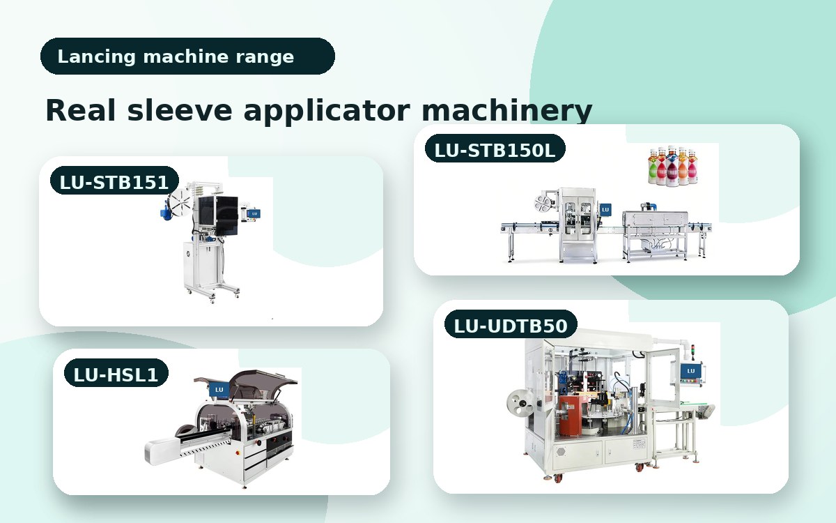 Sleeve applicator line — Apply, cut and shrink sleeves for UK packaging lines